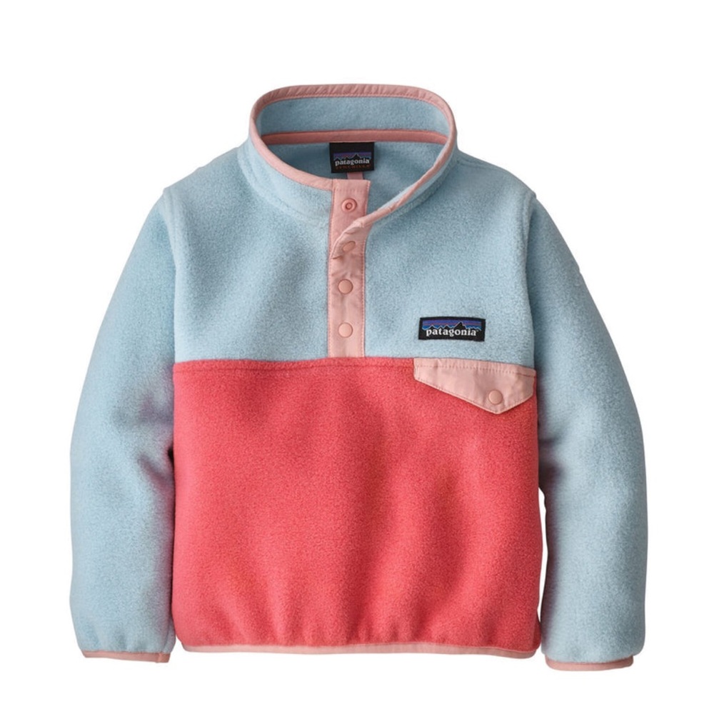 Baby girl Patagonia fleece pullover sweatshirt